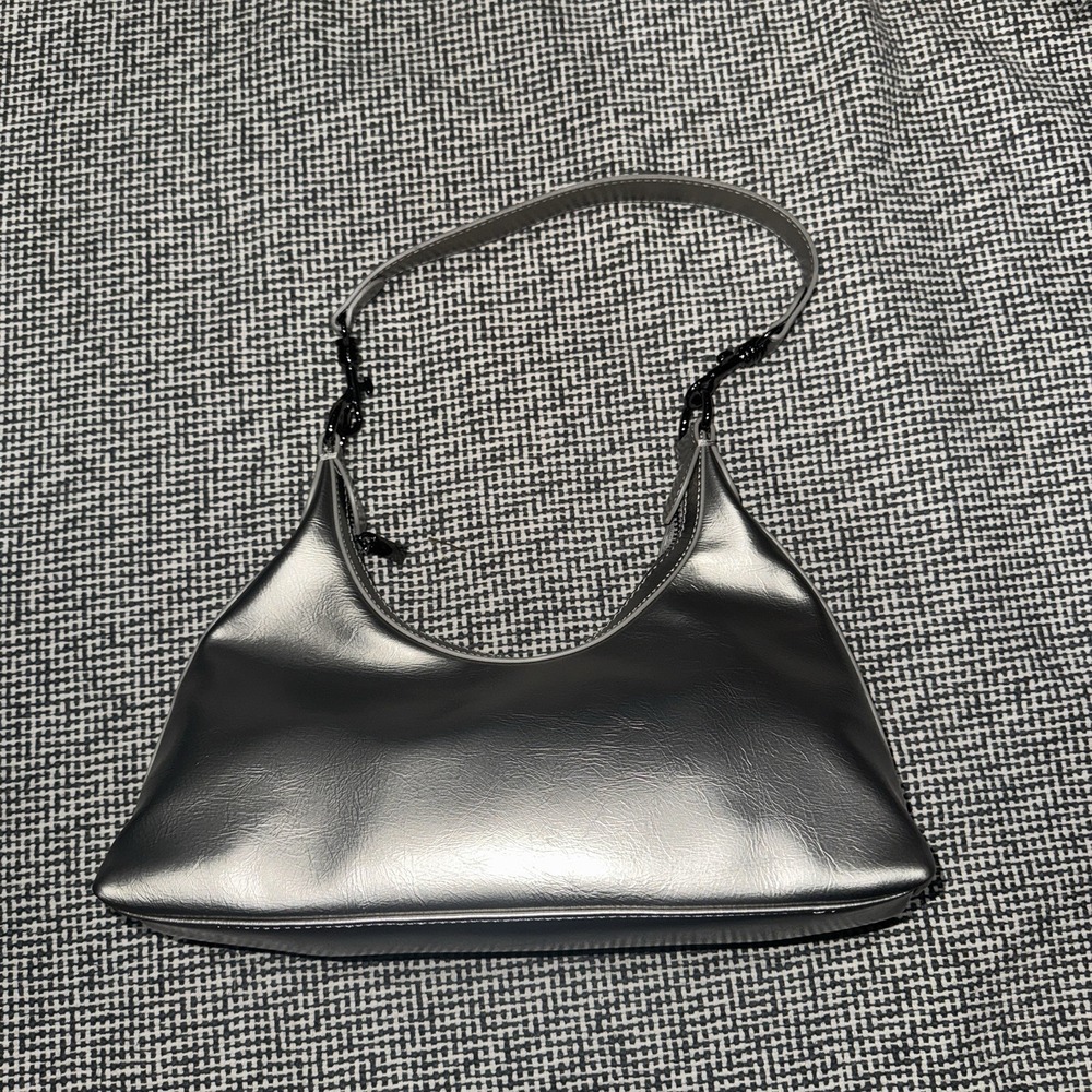 NEW Silver Purse With Three Different Straps